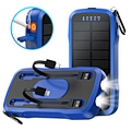 Built in Cable Solar Power Bank 10000mAh